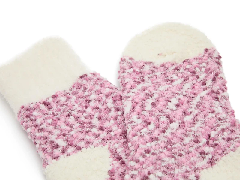 Cozy Lodge Popcorn Boucle Women's Crew Socks