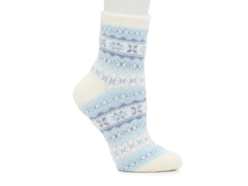 Cozy Lodge Popcorn Boucle Women's Crew Socks