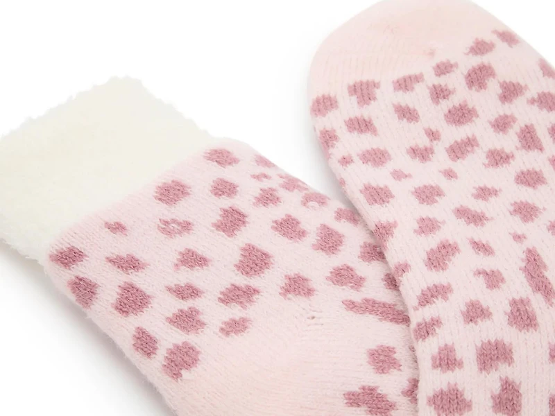 Cozy Lodge Cheetah Women's Crew Socks