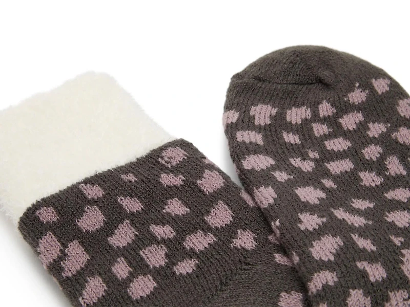 Cozy Lodge Cheetah Women's Crew Socks