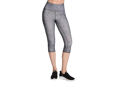 Go Walk Printed Women's High Waist Capri Pants