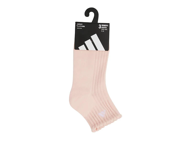 Sport Fashion Women's Quarter Socks - 3 Pack
