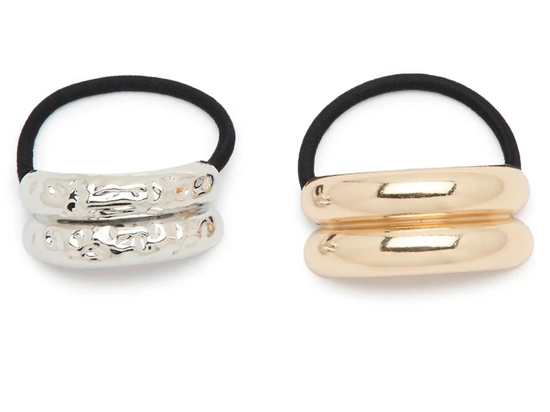 Metal Hair Tie - 2 Pack