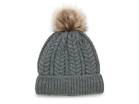 Chunky Knit Pom Beanie
