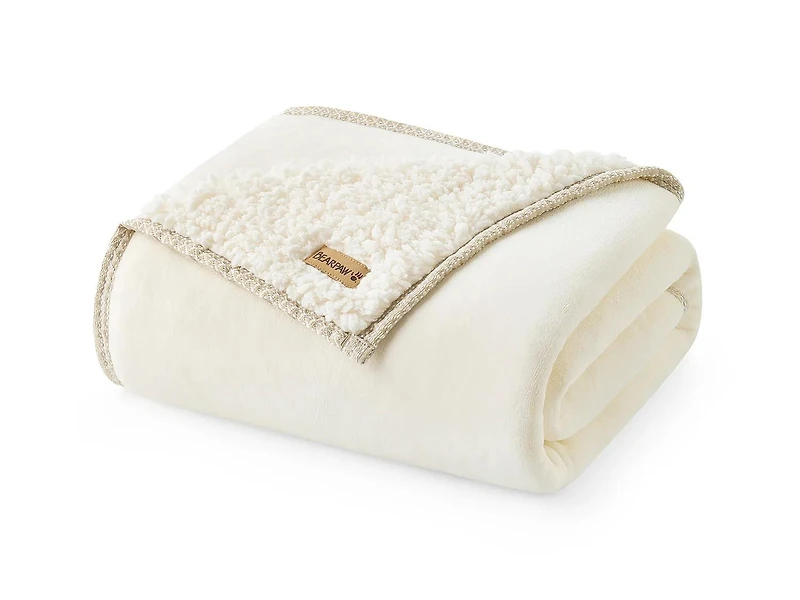 Hallie Trim Throw Blanket