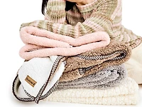 Hallie Trim Throw Blanket