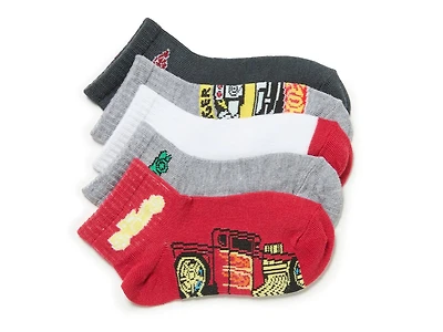 Hot Wheels Kids' Quarter Socks - 5 Pack