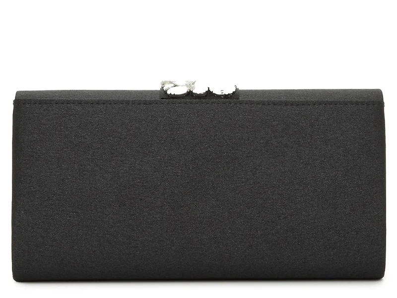 Crystal Satin Clutch