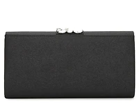 Crystal Satin Clutch
