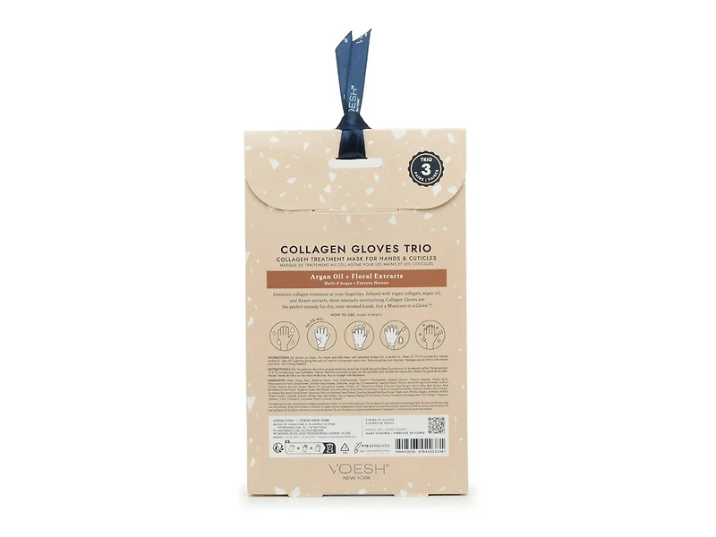 Collagen Treatment Mask Gloves Set - 3 Pack