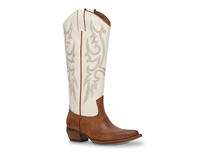 Irlene Tall Deco Stitch Western Boot