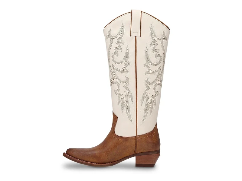 Irlene Tall Deco Stitch Western Boot
