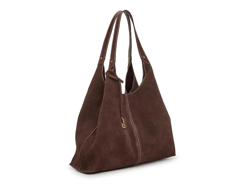 Charlie Suede Hobo Bag