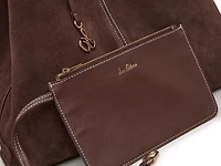 Charlie Suede Hobo Bag