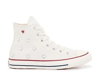 Chuck Taylor All Star White Hearts High-Top Sneaker - Women's