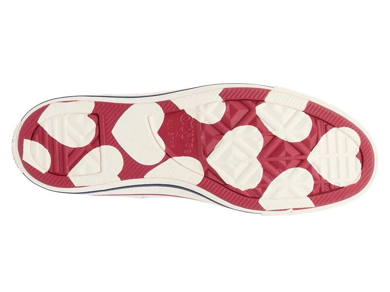 Chuck Taylor All Star White Hearts High-Top Sneaker - Women's