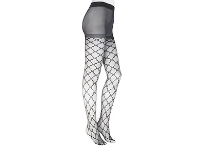 Bow Lattice Sheer Tights