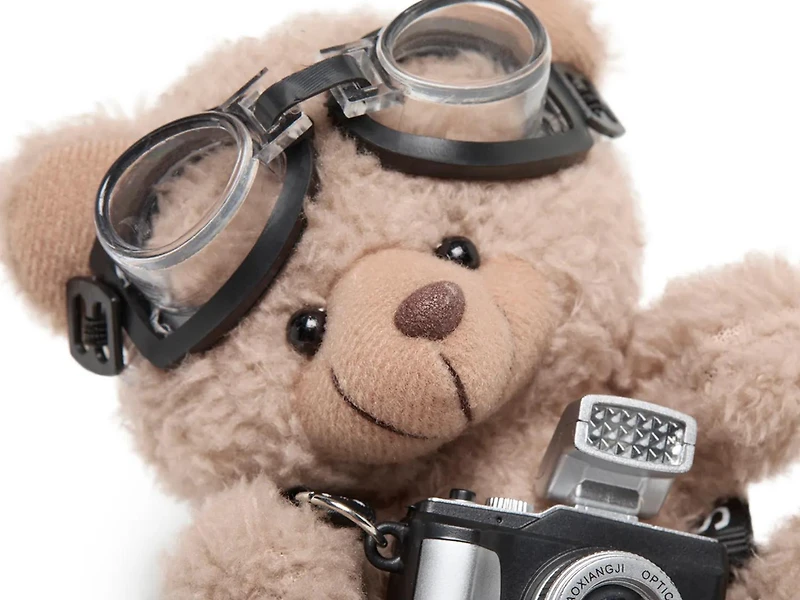 Aviator Bear Bag Charm