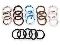 Neutral & Tie Dye Hair Tie Set - 20 Pack