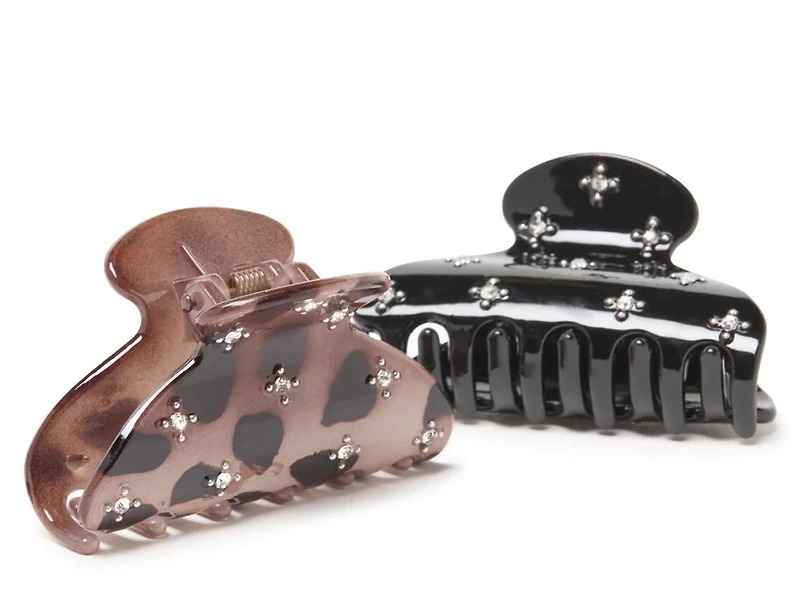 Rhinestone Hair Clips - 2 Pack