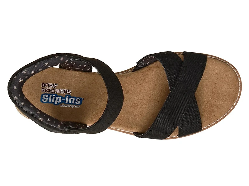 Hands Free Slip-ins® BOBS Desert Kiss Golden Lily Wedge Sandal