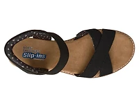 Hands Free Slip-ins® BOBS Desert Kiss Golden Lily Wedge Sandal