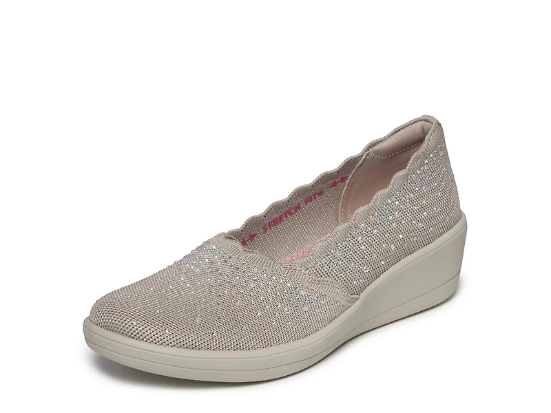 Relaxed Fit Newport Wedge Shimmer Ease Slip-On