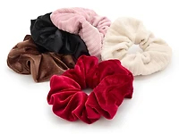 Velvet Scrunchie Set - 5 pack