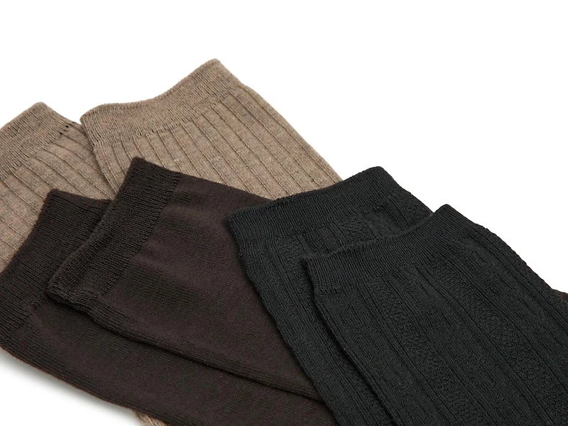 Ribbed Women's Crew Socks