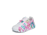 x JGoldcrown Uno Lite Metallic Flutter Hearts Sneaker