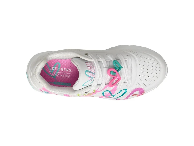 x JGoldcrown Uno Lite Metallic Flutter Hearts Sneaker