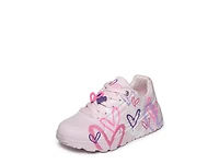 x JGoldcrown Uno Lite Metallic Flutter Hearts Sneaker - Kids'