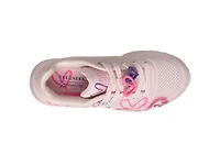 x JGoldcrown Uno Lite Metallic Flutter Hearts Sneaker - Kids'