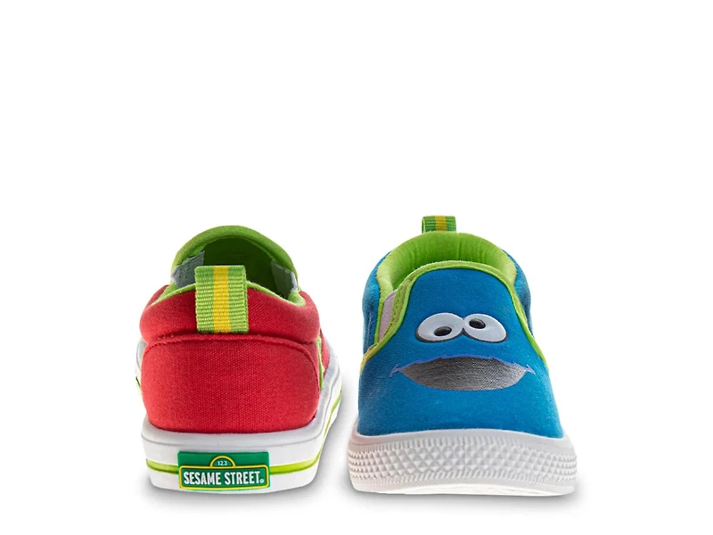 Sesame Street Cookie Monster & Elmo Slip-On Sneaker - Kids'