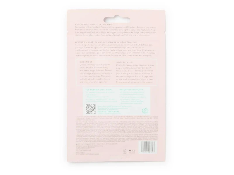 Serve Chilled Rose Face Mask - 2 Pack