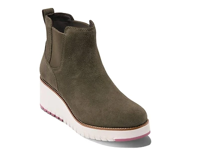 ZEROGRAND City Waterproof Wedge Chelsea Boot