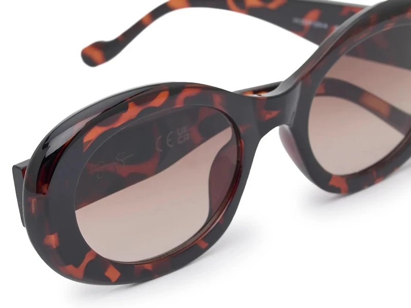 Slim Oval Sunglasses