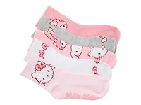 Hello Kitty Kids' Crew Socks - 5 Pack