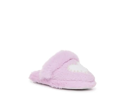 Heart Pearl Plush Slipper - Kids'