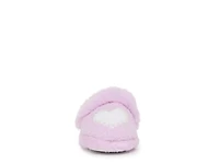 Heart Pearl Plush Slipper - Kids'