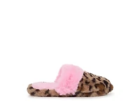 Leopard Gem Plush Slipper - Kids'