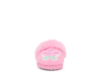 Butterfly Pearl Plush Slipper - Kids'