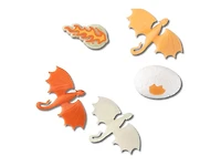 Glow In The Dark Dragon Jibbitz - 5 Pack