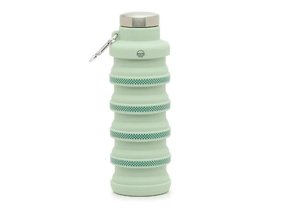 Collapsible 17-Oz. Checkered Print Water Bottle
