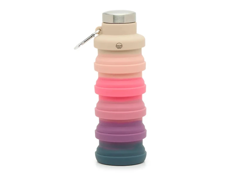 Pink/Blue Tonal Collapsible 17-Oz. Water Bottle