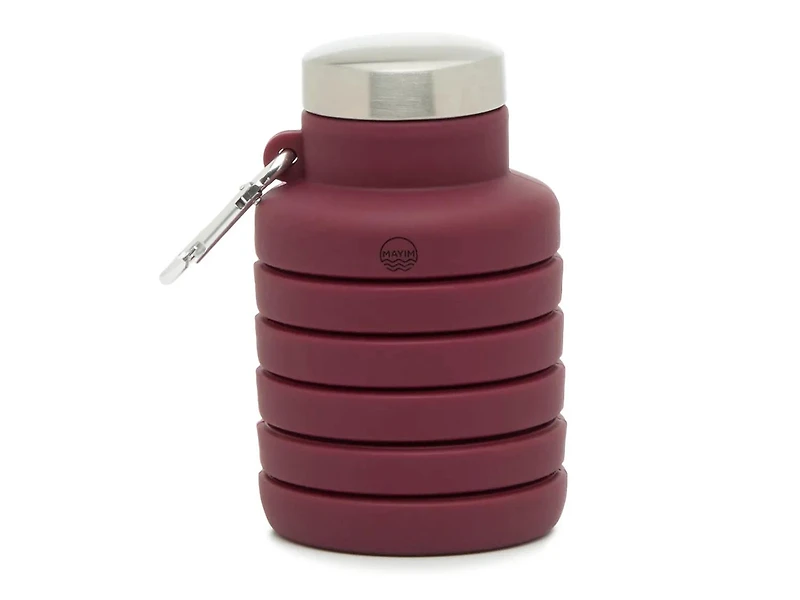 Burgundy Collapsible 17-Oz. Water Bottle