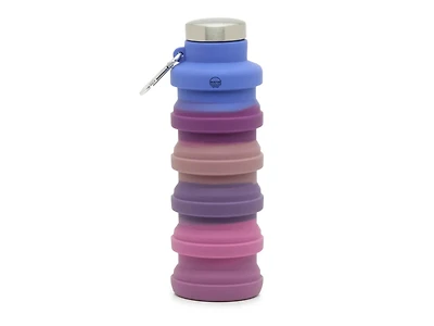 Purple Ombre Collapsible 17-Oz. Water Bottle