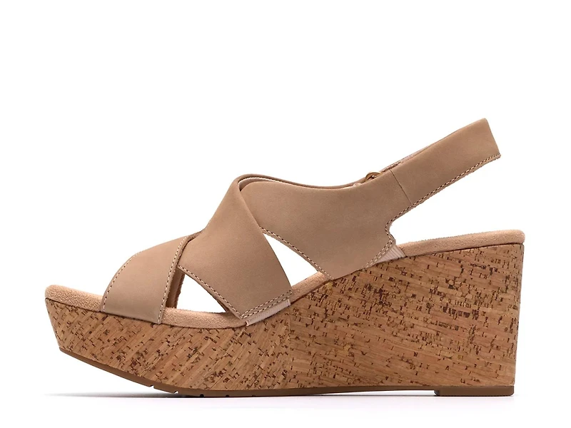 Rose Grace Wedge Sandal