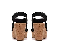 Rose Grace Wedge Sandal