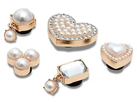 Pearly Hearts Jibbitz Set - 5 Pack